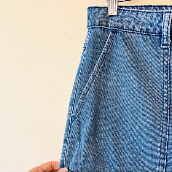 VANS Union Denim Carpenter Skirt 27 - Picture 8 of 14
